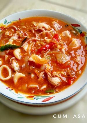 Foto resep Cumi asam manis