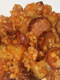 Tarhonyás krumpli (minden jóval) recept fotója