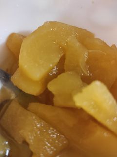 عکسی از دستور کمپوت سیب سریع و خوشمزه