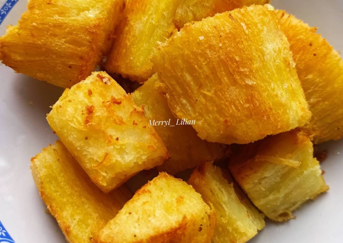 Singkong goreng bumbu instan
