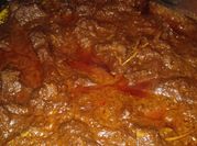 Gambar rendang daging bumbu bamboe