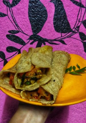 A picture of Potato Crapes.