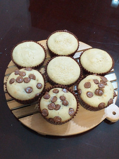 Una foto de Muffins de vainilla y chocochips
