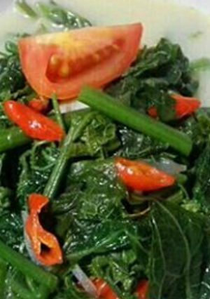 Foto resep Daun Pucuk Labu Kuah Gurih (Tanpa Santan)