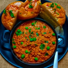 Protein rich soybean mince - Soybean Keema A picture of Protein rich soybean mince - Soybean Keema.