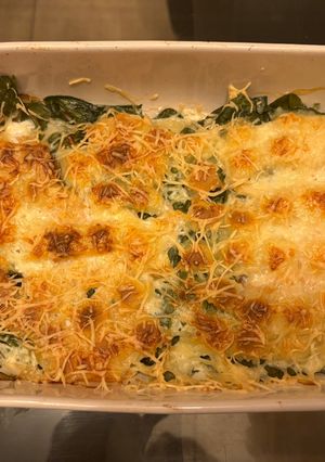 Une photo de Lasagne saumon épinard ravioles