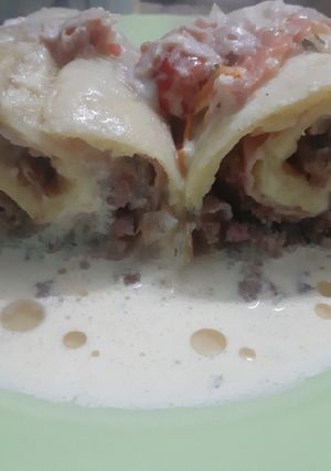 Una foto de Arrollado de carne italiano