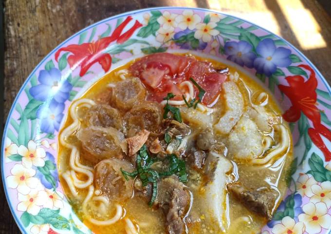 Ternyata ini loh! Resep termudah buat Soto mie yang spesial