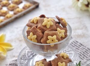 Foto resep Cookies Coklat dg Sereal Jagung