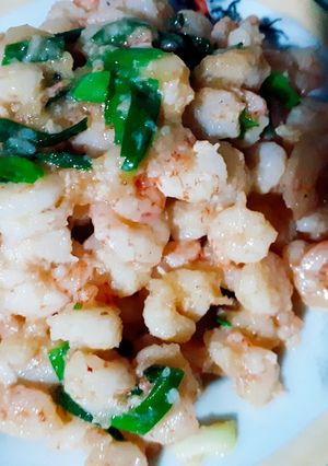 Hình của món Tôm xào 🦐.