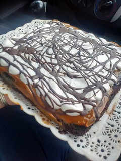 Una foto de Torta brownie diferente