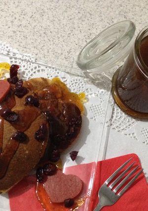 Una foto de Panqueques de amor y fruta de la pasion