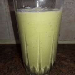 A picture of Avocado Banana Smoothie #4WeeksChallenge.