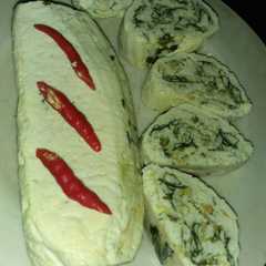 A picture of Pepes tahu bayam, wortel.