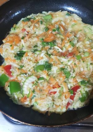 Una foto de Tortilla de verduras
