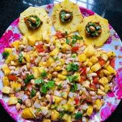 Pineapple groundnuts salsa A picture of Pineapple groundnuts salsa.