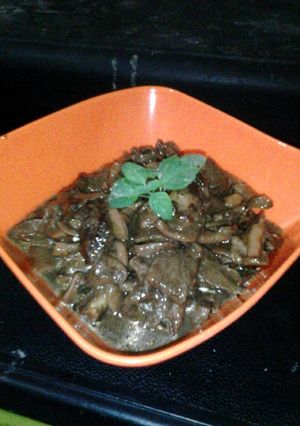 Foto resep Brongkos jamur tiram ala ramadhan (umi naya)