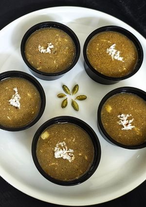 A picture of Black Urud Dal Sweet Kanji.