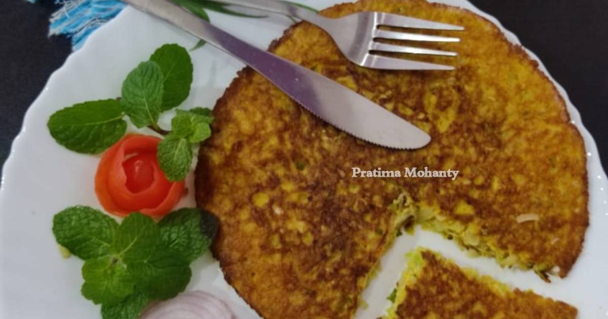 Cabbage Omelette Recipe by Pratima Mohanty Cookpad