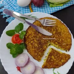 A picture of Cabbage Omelette.