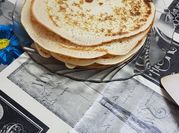Una foto de filloas sin gluten