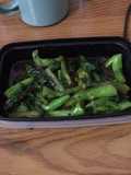 Sautéed garlic Chinese Broccoli (vegetarian dish)