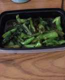 Sautéed garlic Chinese Broccoli (vegetarian dish)