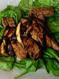 My Sautèed Beef in wholegrain mustard & Caralmerized Onions😀