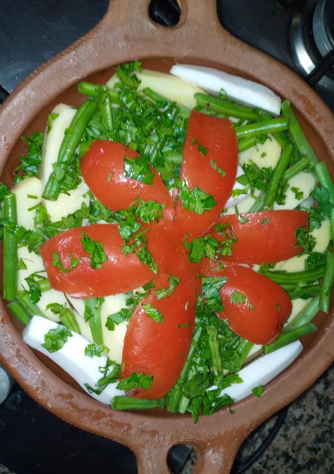 طاجين بالخضر