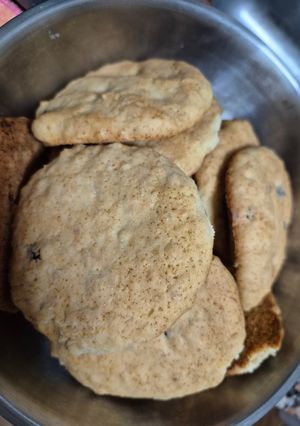 Una foto de Galletas de avena y pasa de arándanos