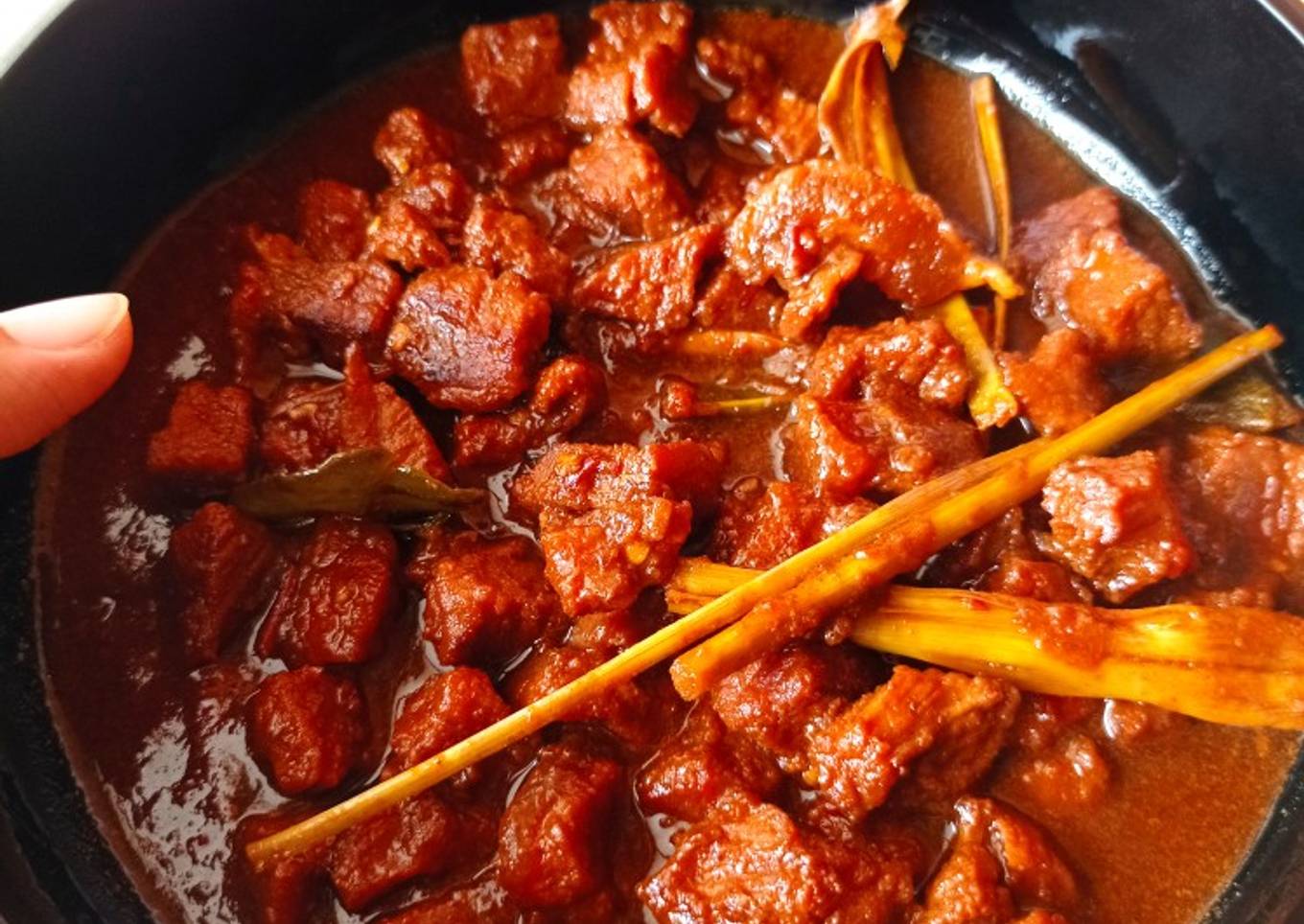 Oseng Mercon Daging Sapi Kuah