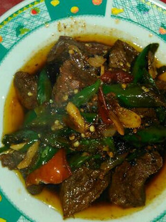Foto resep Oseng daging sapi cabe Ijo