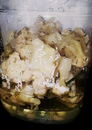 Una foto de Coliflor tipo pickle