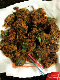 A picture of Moringa (Drumstick) Leaves Pakora.