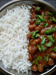 A picture of Rice and Beans #4weekchallenge.