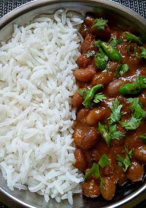 A picture of Rice and Beans #4weekchallenge.