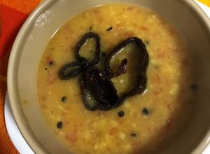 Una foto de Sopita de haba