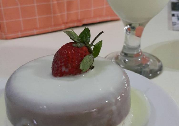 Puding coklat lapis oreo