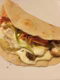 Fajitas de berenjenas ahumadas