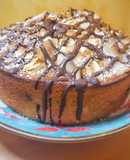 Bizcocho de coco y chocolate