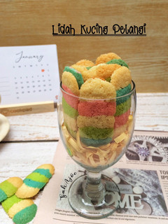 Foto resep Lidah Kucing Pelangi