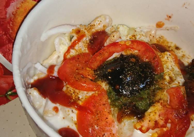 Recipe of Any-night-of-the-week Dahi pokoria restaurants style