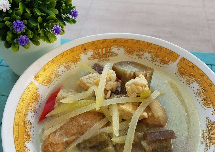 Sayur lodeh tempe tahu