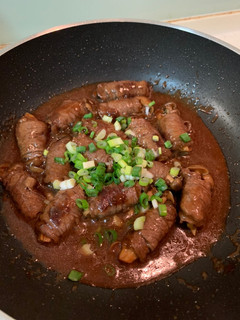 菇菇牛肉捲 的食譜成品照片