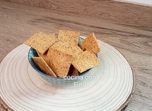 Foto principal de Snack (galletas saladas para dietas keto)