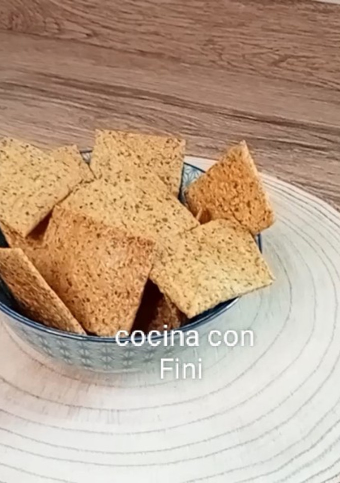 Una foto de Snack (galletas saladas para dietas keto)