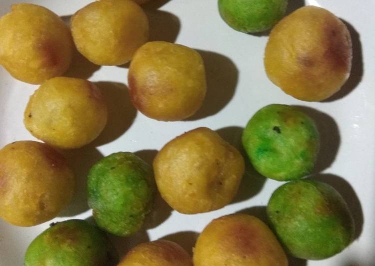 makanan Bola&#34; ubi kuning Anti Gagal