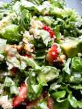 Ensalada de quinoa con vinagreta de miel