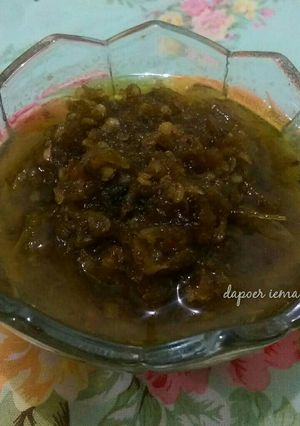 Foto resep Sambal hijau / sambel ijo / sambel bawang