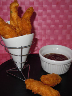 Una foto de Fingers de pollo